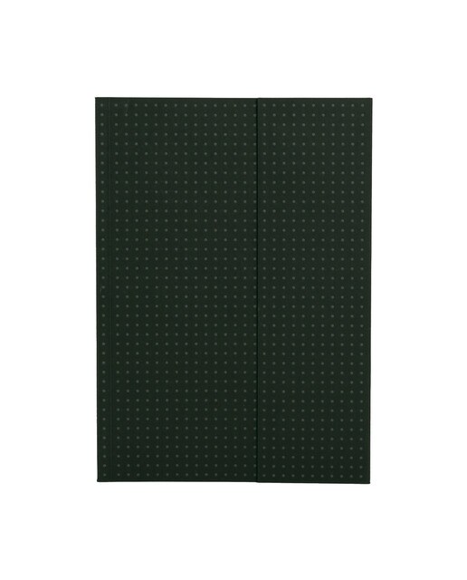 Bloco de linhas A5 Círculo preto sobre cinzento Preto / Cinzento-1
