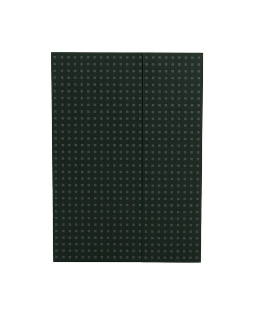Bloco liso A4 Quadrado preto sobre cinzento Preto / Cinzento-1