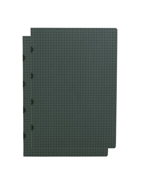 Pack de 2 blocos de papel milimétrico A4 Cahier Círculo cinzento sobre laranja Laranja-1
