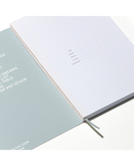 Caderno Bullet "Calm" A5 Folhas pontilhadas azul Azul-4