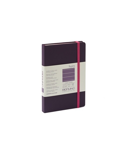 Caderno Ispira Hard 9x14 Linhas - Púrpura Púrpura-1