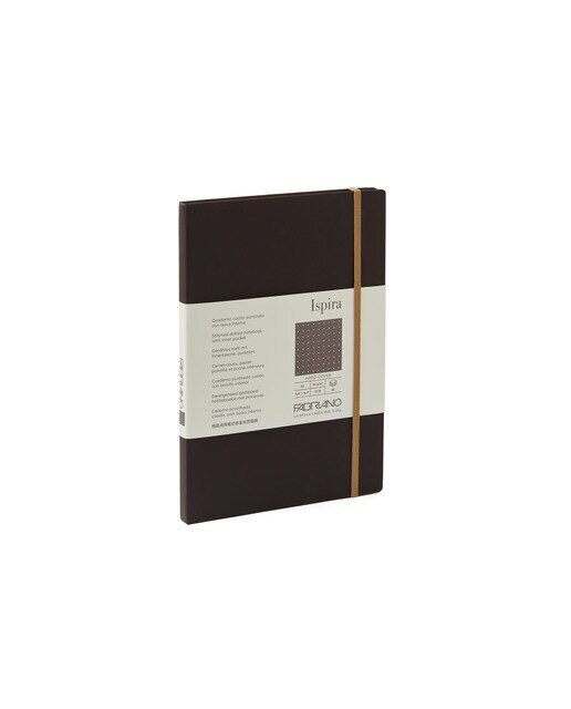 Caderno Ispira Hard A5 Pontilhado - Castanho Castanho-1