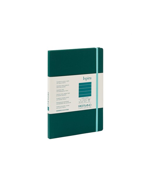 Caderno Ispira Hard A5 Linhas - Verde Verde-1