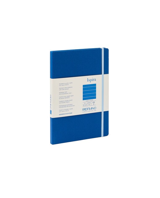 Caderno Ispira Hard A5 Linhas - Azul Royal Azul Royal-1