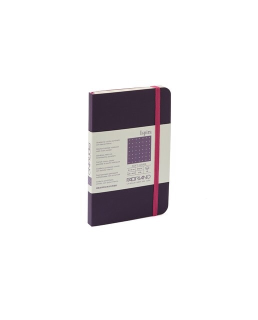 Caderno Ispira Soft 9x14 Pontilhado - Púrpura Púrpura-1