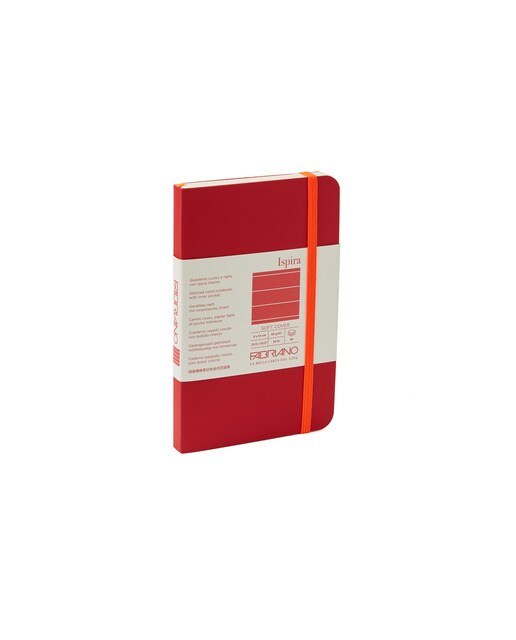 Caderno Ispira Soft 9x14 linhas - Vermelho Vermelho-1