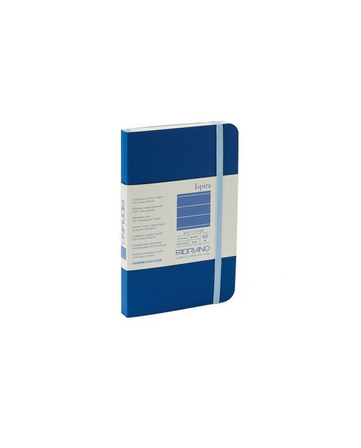 Caderno Ispira Soft 9x14 Linhas - Azul Royal Azul Royal-1