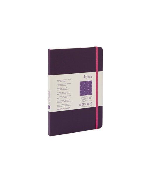 Caderno Ispira Soft A5 Pontilhado - Púrpura Púrpura-1