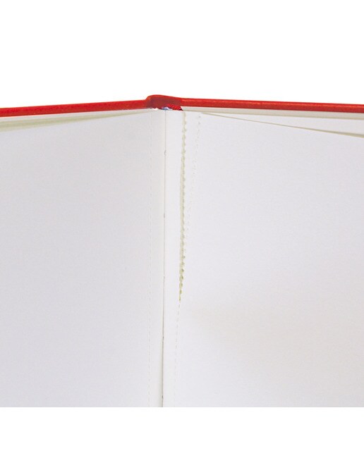 Caderno capa dura 96 folhas 80g m2 Class 100x150 mm liso Finocam vermelho Vermelho-2
