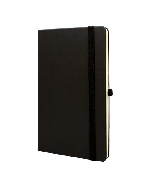 Caderno capa dura 96 folhas 80g m2 Class 130x210 mm liso Finocam preto Preto-1