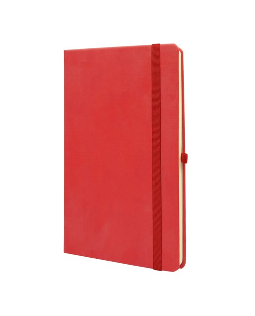 Caderno capa dura 96 folhas 80g m2 Class 130x210 mm liso Finocam vermelho Vermelho-1