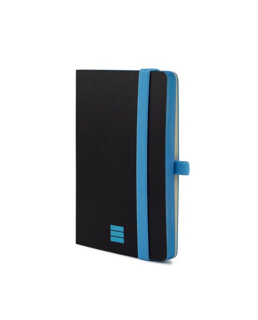 Caderno capa mole 72 folhas 80 g m2 Moderno 100x150 mm liso Finocam preto Preto-1
