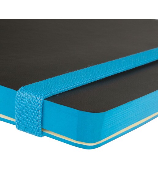 Caderno capa mole 72 folhas 80 g m2 Moderno 100x150 mm liso Finocam preto Preto-4