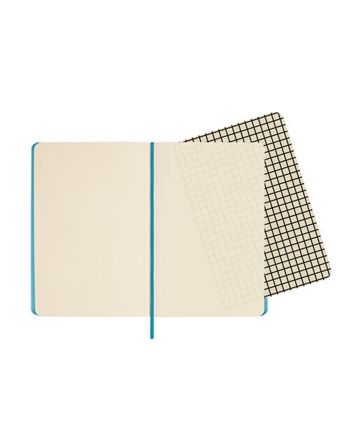 Caderno capa mole 72 folhas 80 g m2 Moderno 100x150 mm liso Finocam preto Preto-7