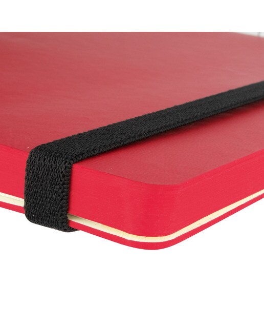 Caderno capa mole 72 folhas 80 g m2 Modern 100x150 mm liso Finocam vermelho Vermelho-4