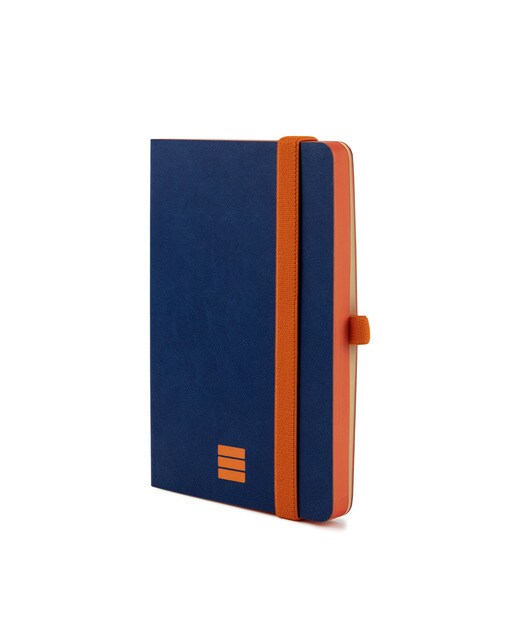 Caderno capa mole 72 folhas 80 g m2 Modern 100x150 mm liso Finocam azul Azul-1