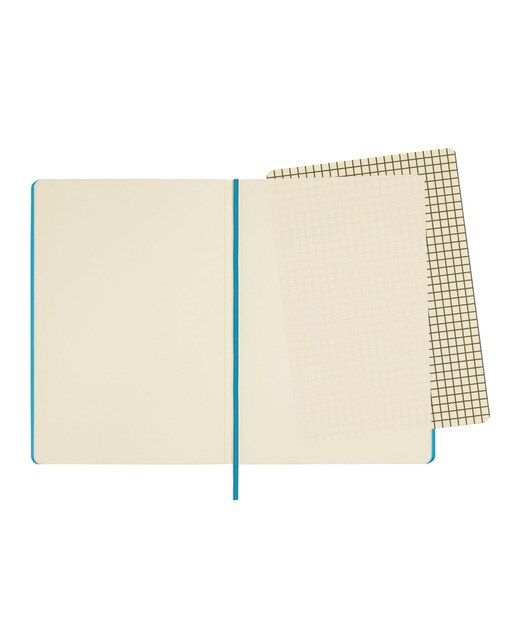Caderno capa mole 72 folhas 80 g m2 Modern A5-148x210 mm liso Finocam preto Preto-7