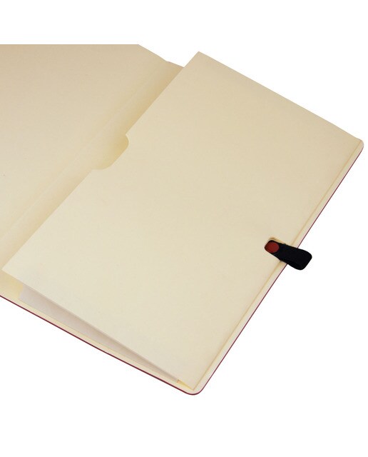 Caderno capa mole 72 folhas 80 g m2 Modern 100x150 mm dotted-punteado Finocam vermelho Vermelho-2