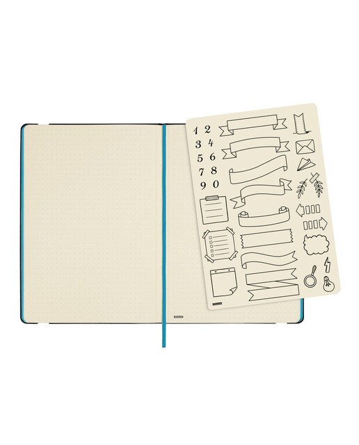 Caderno tapa blanda 72 hojas 80 g m2 Modern A5-148x210 mm dotted-punteado Finocam preto Preto-6