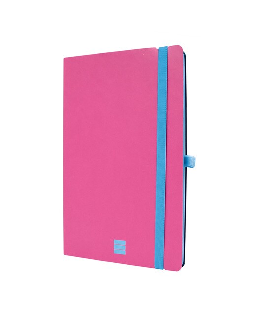 Imagem 0 de Caderno de capa mole 72 folhas 80 g m2 Moderno A5-148x210 mm com pontos Finocam cor-de-rosa