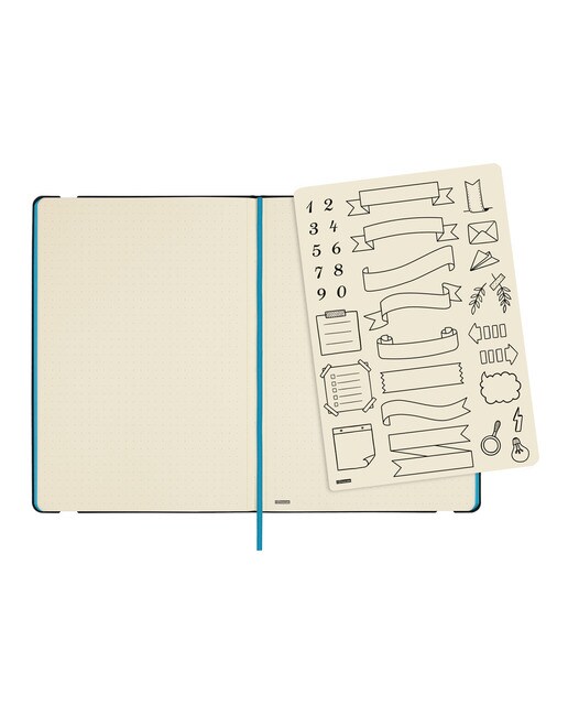 Caderno de capa mole 72 folhas 80 g m2 Moderno A5-148x210 mm com pontos Finocam cor-de-rosa Rosa-6