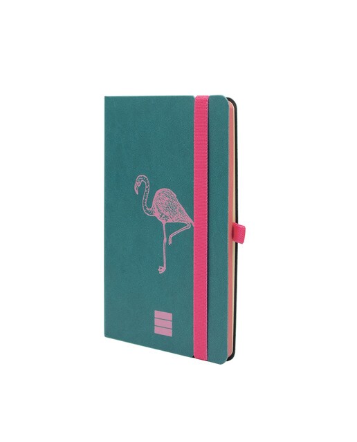 Caderno de capa mole 72 folhas 80 g m2 Desenho 100x150 mm liso Flamingo Finocam Multicolor-1