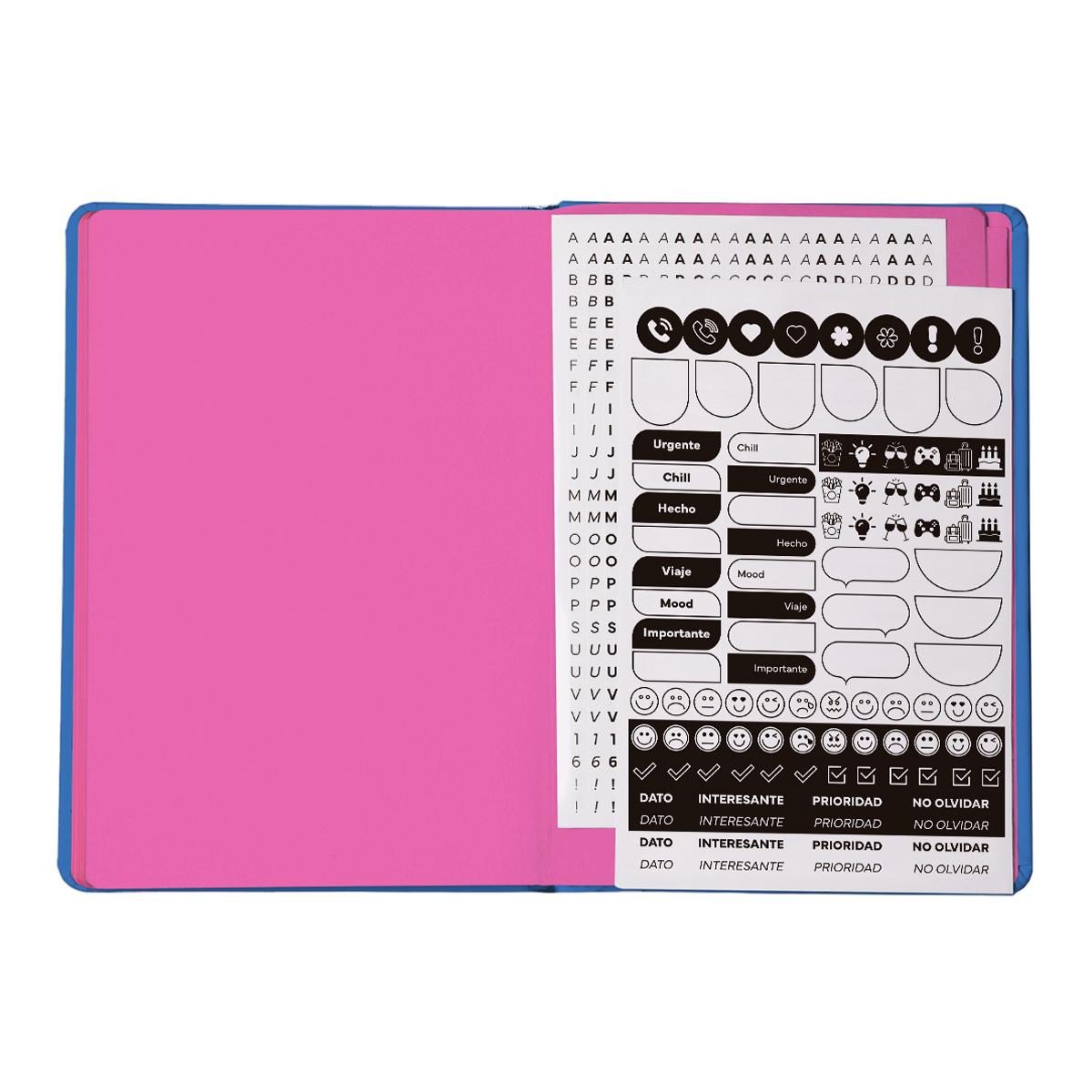 Cuaderno notes A5 rayado Mooving Surtido-5