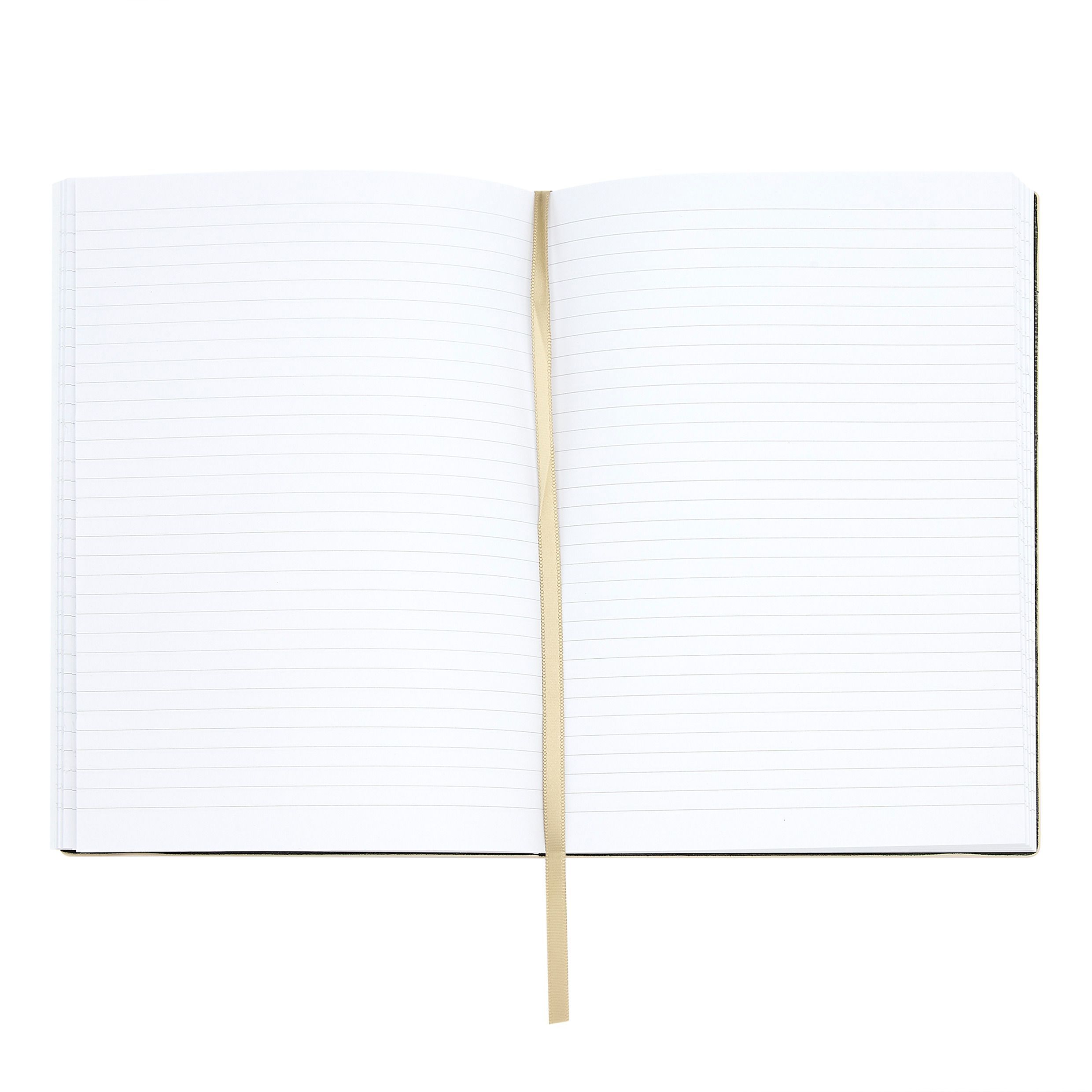 Caderno A5 Hugo Boss Monogram linhas creme Creme-4