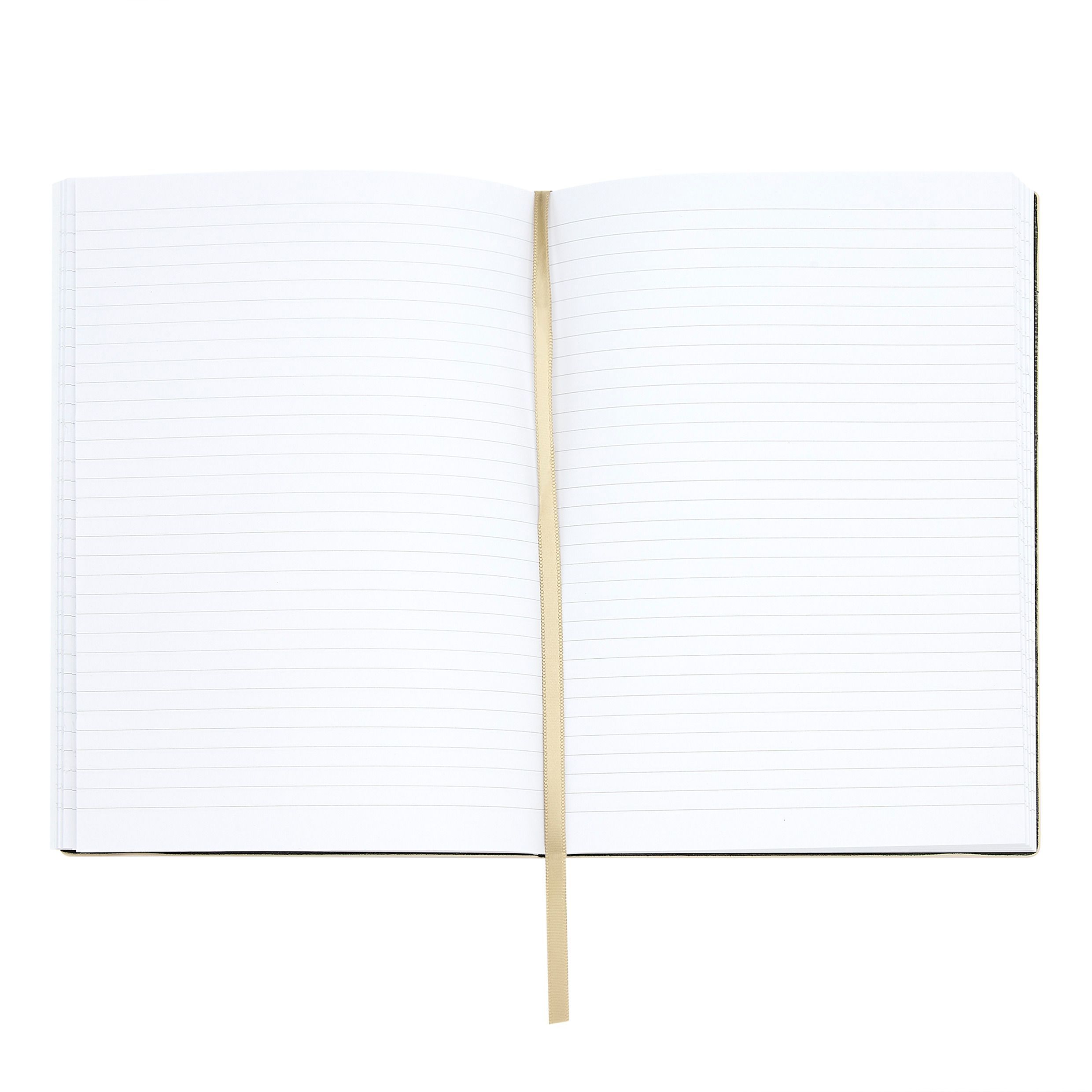 Caderno A5 Hugo Boss Tie-dye Flower linhas creme Creme-3