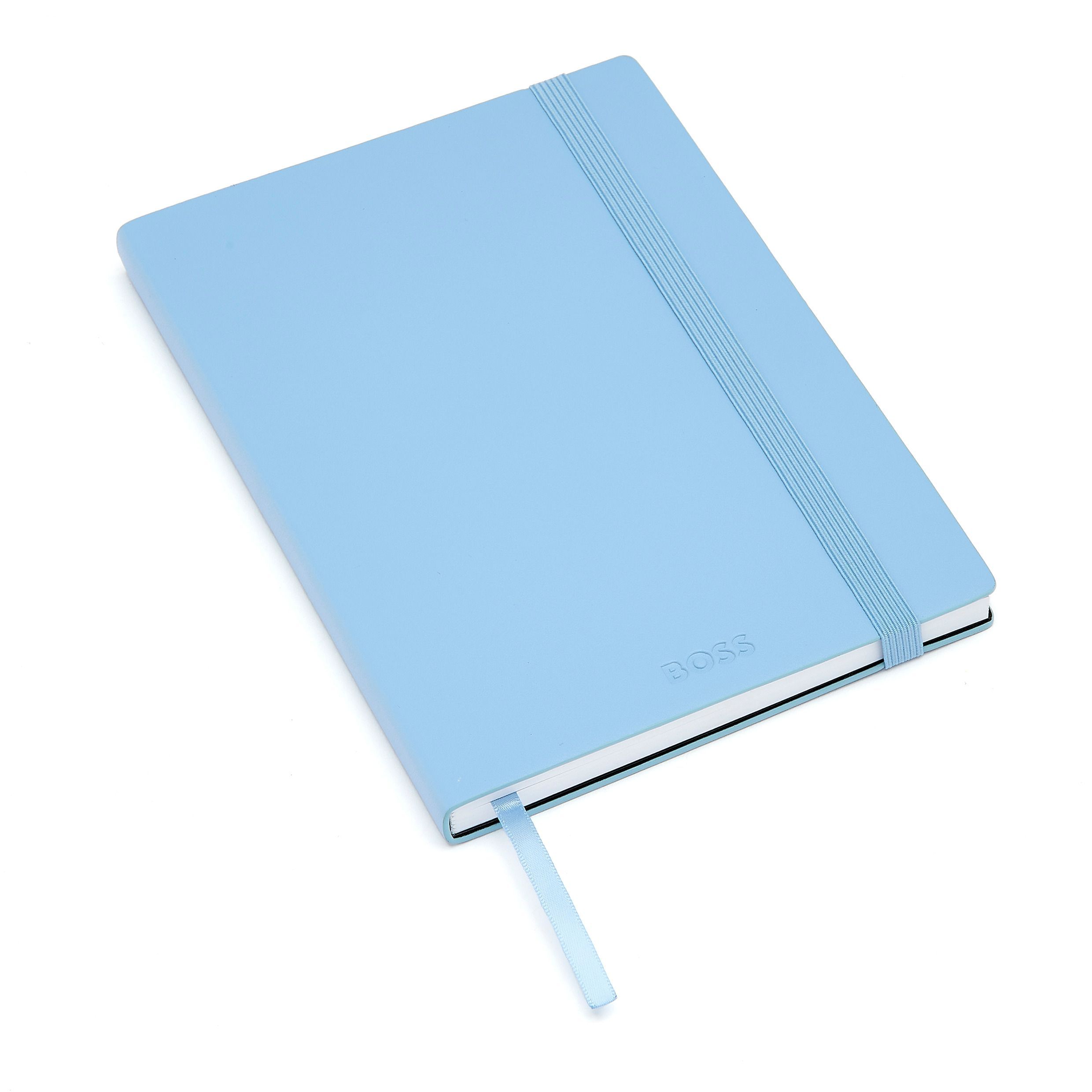 Caderno A5 Hugo Boss Pastel Classic linhas azul Azul-2