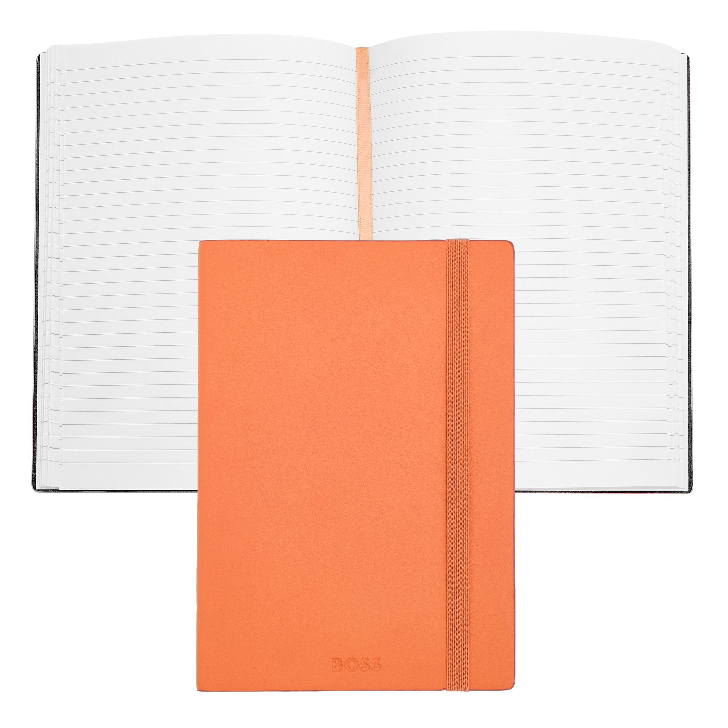 Imagem 0 de Caderno A5 Hugo Boss Pastel Classic linhas laranja