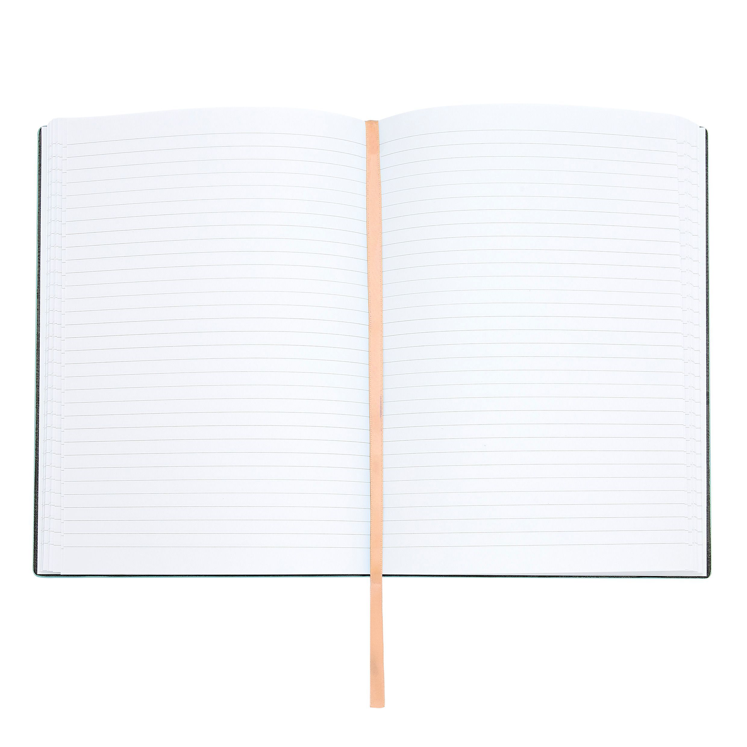 Caderno A5 Hugo Boss Pastel Classic linhas laranja Laranja-4