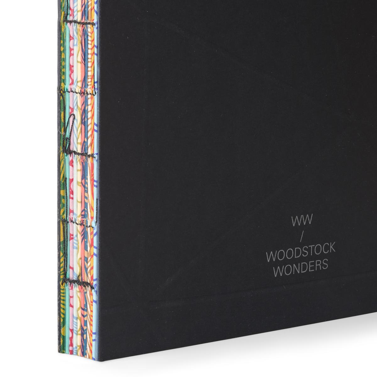Woodstock Caderno de 12 Papeis de 160 g/m2 Fabriano - Preto Preto-2