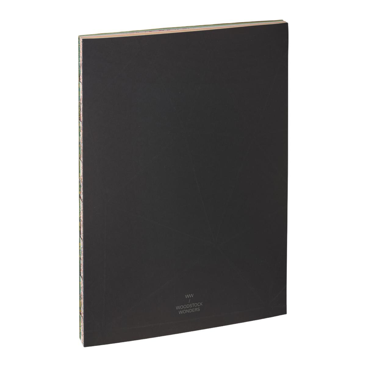 Woodstock Caderno de 12 Papeis de 160 g/m2 Fabriano - Preto Preto-3