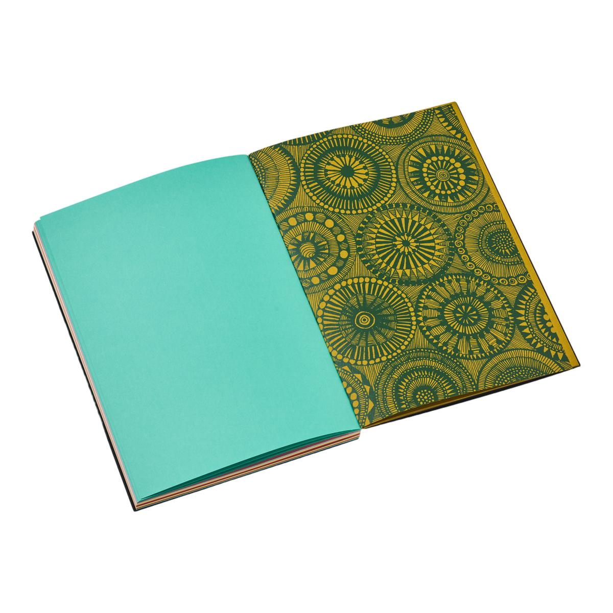 Woodstock Caderno de 12 Papeis de 160 g/m2 Fabriano - Preto Preto-5