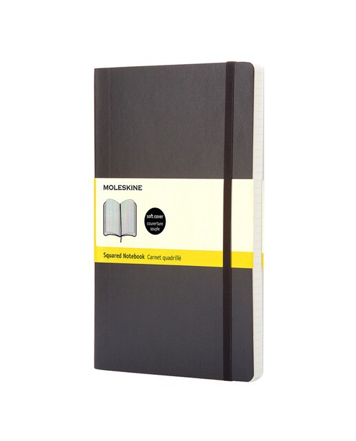 Imagem 0 de Caderno Clássico Pocket Quadriculado Flexível preto