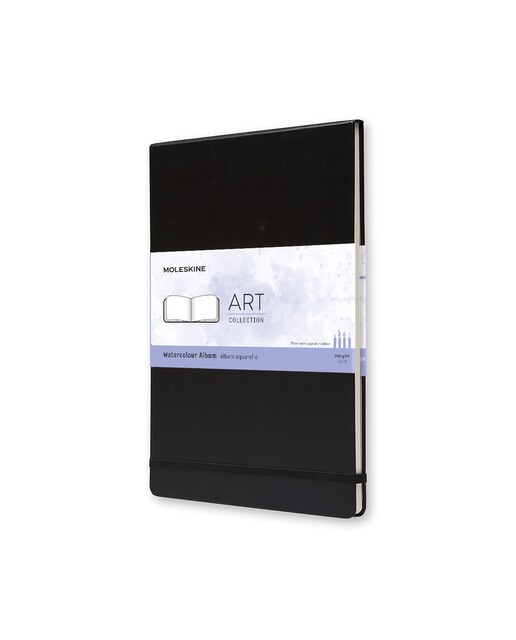 Imagem 0 de Caderno Aguarela A4 Capa Dura Folhas em Branco - Preto