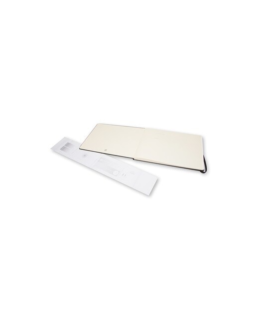 Caderno Aguarela A4 Capa Dura Folhas em Branco - Preto Preto-2