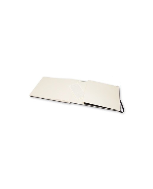Caderno Aguarela A4 Capa Dura Folhas em Branco - Preto Preto-4