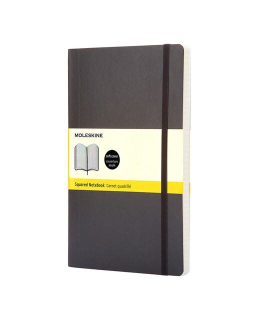 Imagem 0 de Caderno Clássico Large Quadriculado capa Flexível Moleskine preto