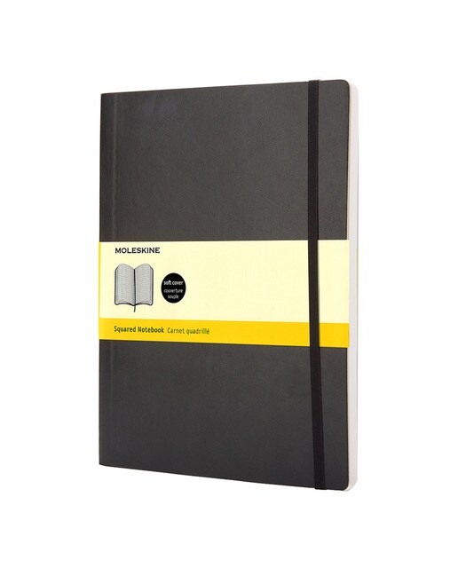 Imagem 0 de Caderno Clássico Extra Large Quadriculado Moleskine preto
