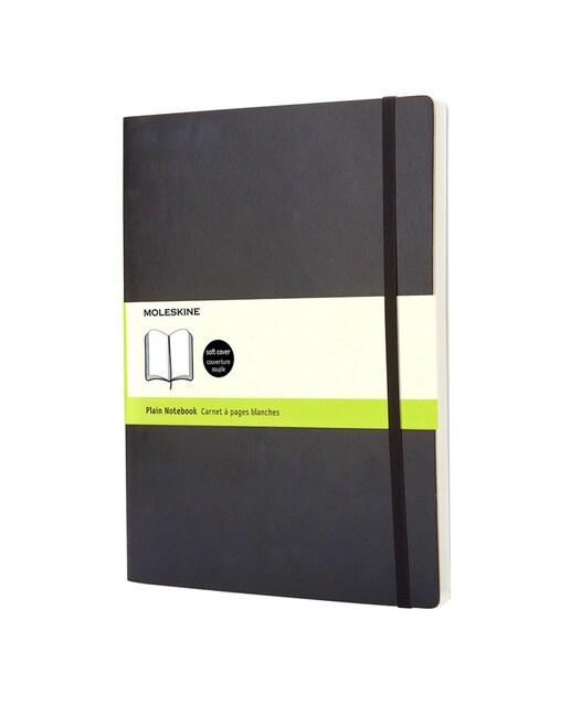 Caderno Clássico Extra Large Capa Flexível Moleskine preto Preto-1