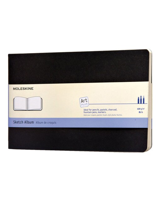 Álbum de Esboços Grande flexível Moleskine preto 1