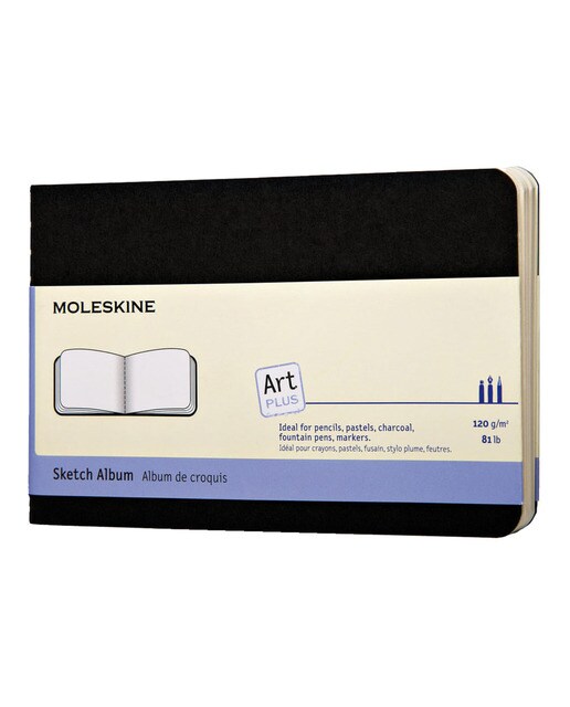 Imagem 0 de Álbum de Esboços Bolso flexível Moleskine preto