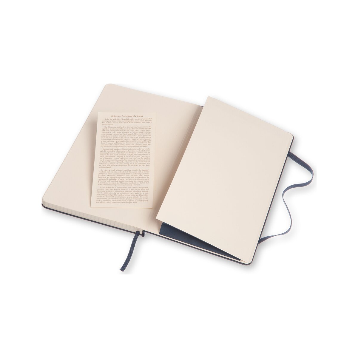 Caderno Large Capa dura Folhas quadriculadas Classic Moleskine azul Azul-3