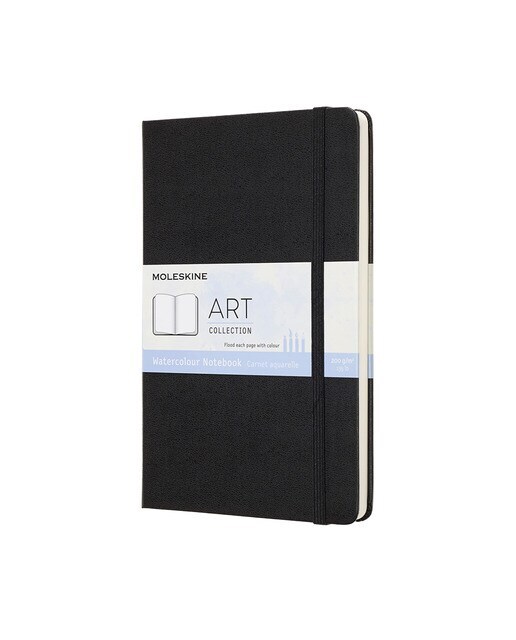 Cuaderno de Acuarela Moleskine Negro