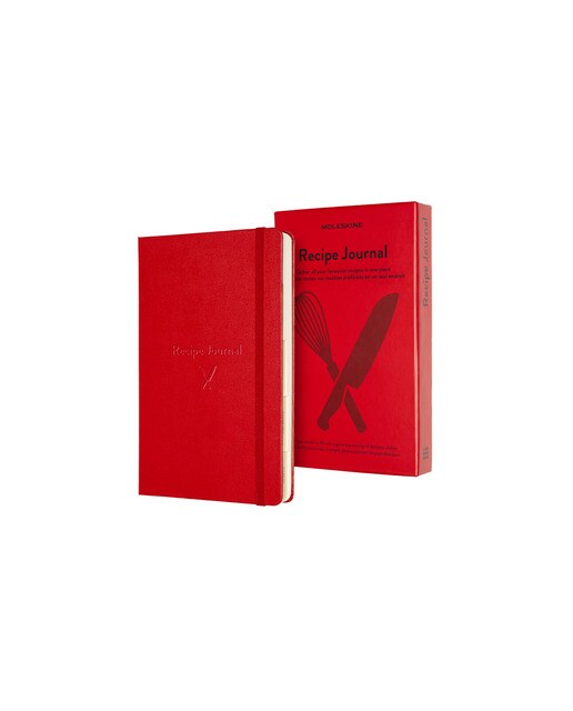 Caderno Paixão Receitas Moleskine Vermelho Vermelho-1