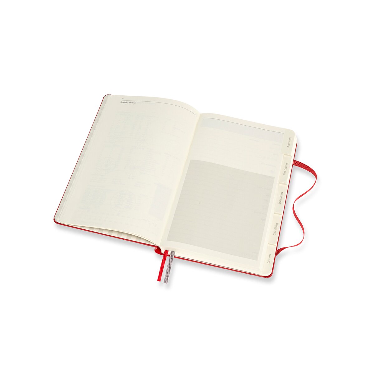 Caderno Paixão Receitas Moleskine Vermelho Vermelho-3