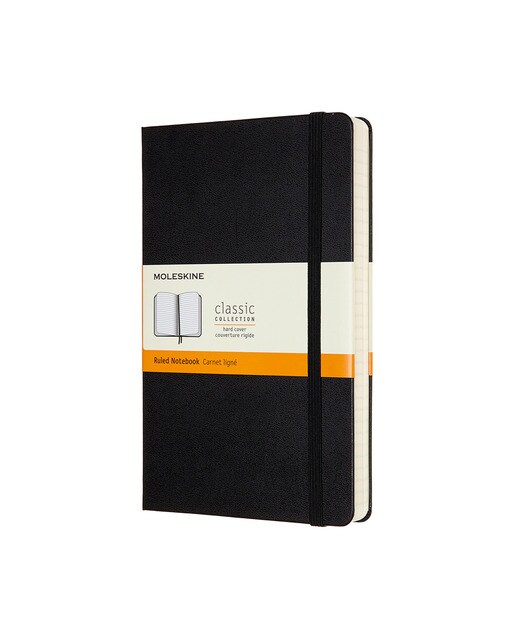 Imagen 0 de Cuaderno Large Expanded Tapa Dura Hojas Rayadas Classic Moleskine Negro
