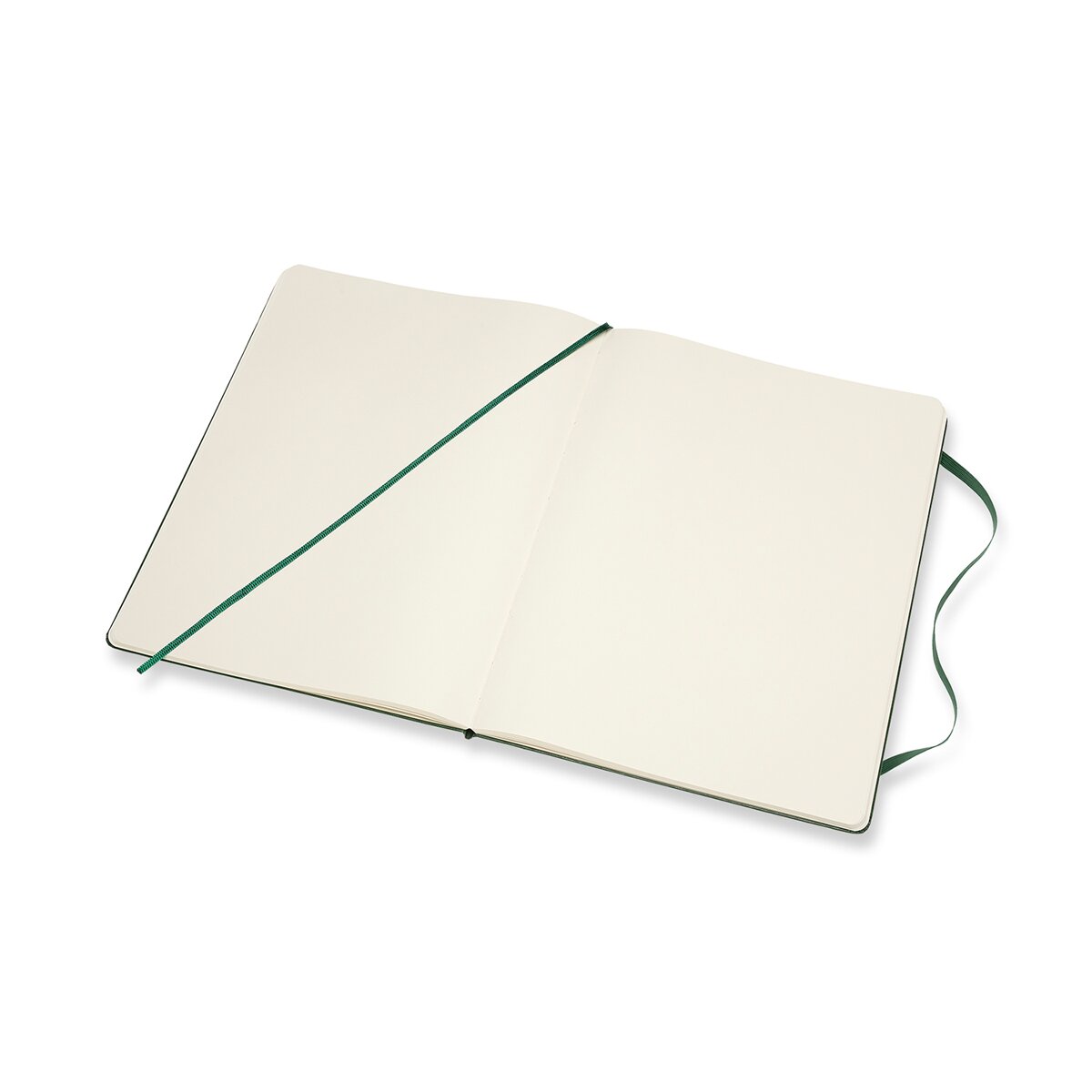 Caderno Extra Large Liso com Capa Dura Moleskine preto Verde-escuro-2